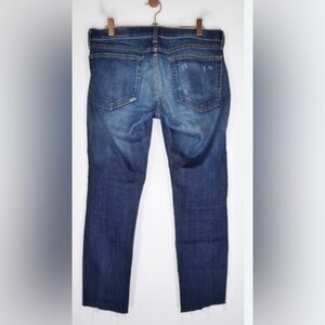 rag & bone Dre Boyfriend Women's Straight Leg Blue Jeans on Revolve